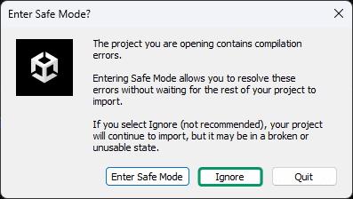 ignore popup