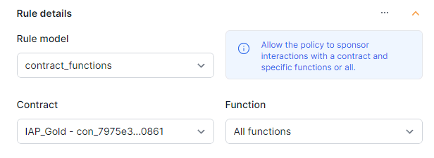 ERC20 Policy Rule