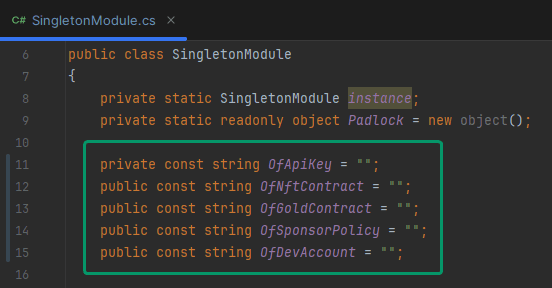Singleton Module