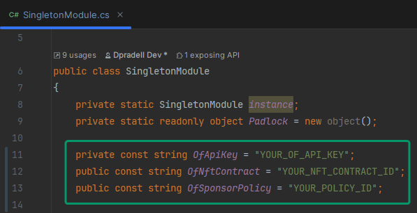 Singleton Module