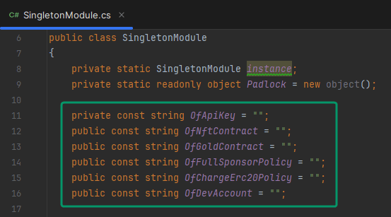 Singleton Module